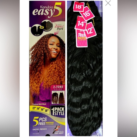 Sensationnel: Kanubia Easy 1 Pack Solution Synthetic Hair - Picture 2 of 2